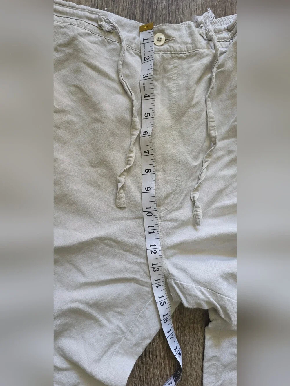 Men's Casual Drawstring Pants - Cream Cubavera XL